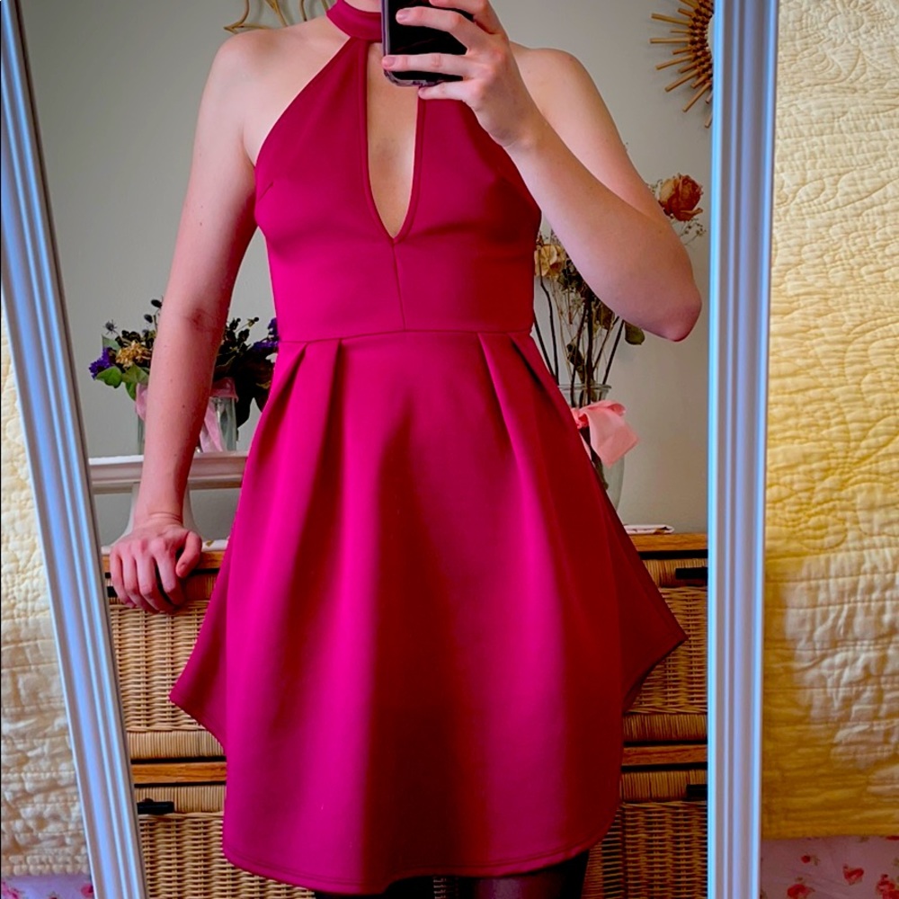 Magenta purple skater dress!!! Fits SO WELL!!!!